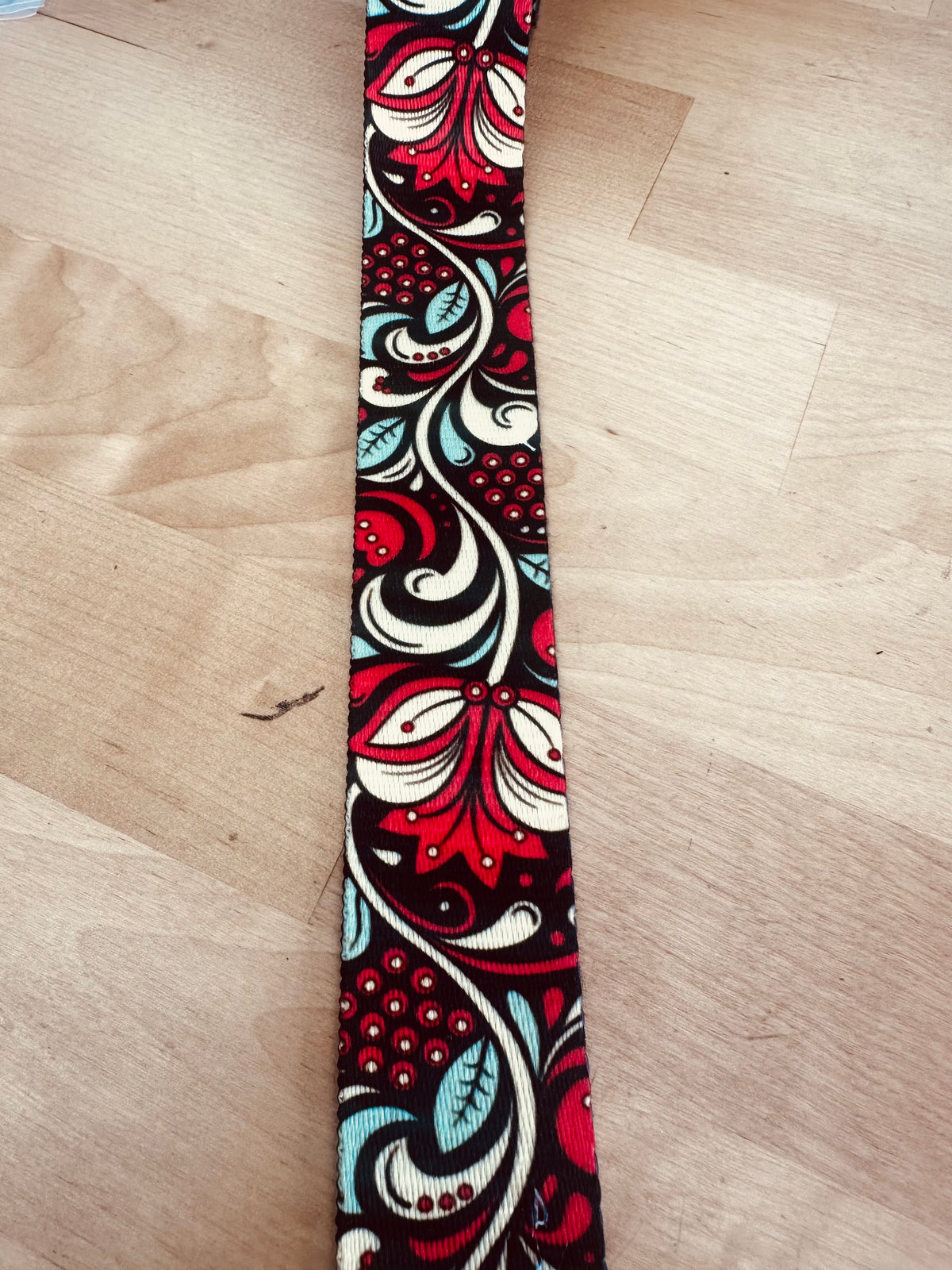 3 yard Red Yellow 1.5" Poly Webbing