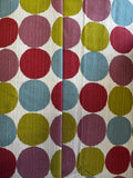 Green Blue Cotton Shantung fabric
