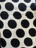 Black Cotton Shantung fabric