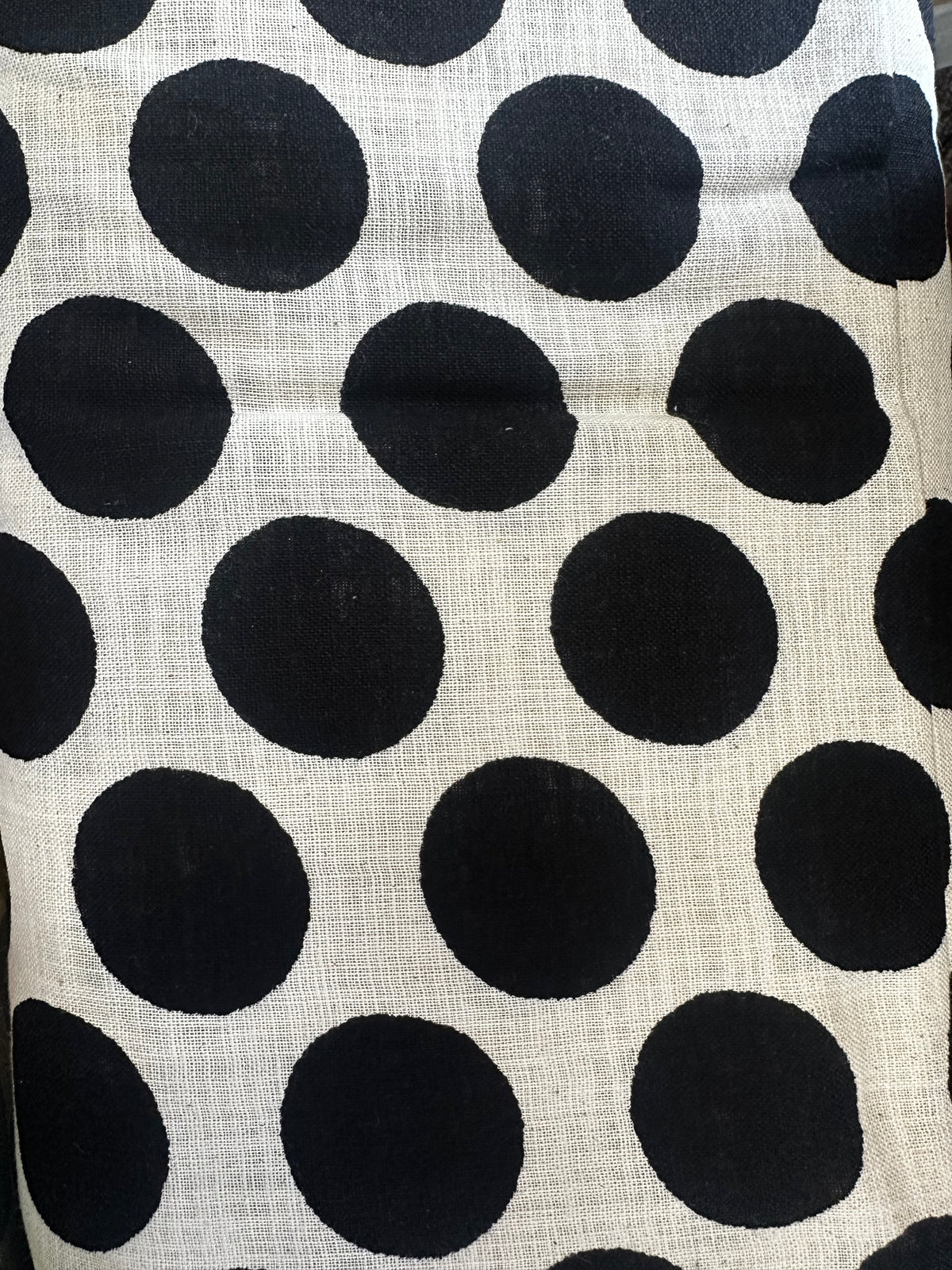 Black Cotton Shantung fabric