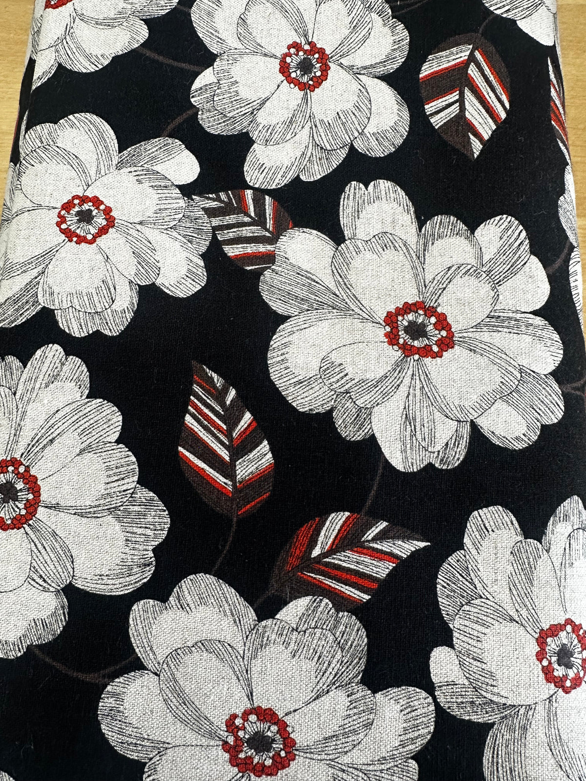 Black Retro Floral