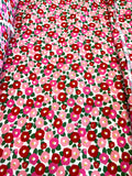 Camellia Floral Dobby White Background