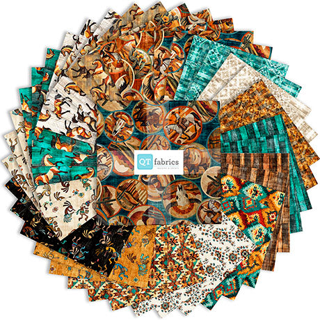 10" Precut 42-Piece Fabric Squares