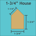 1-3/4 House: 50 pack