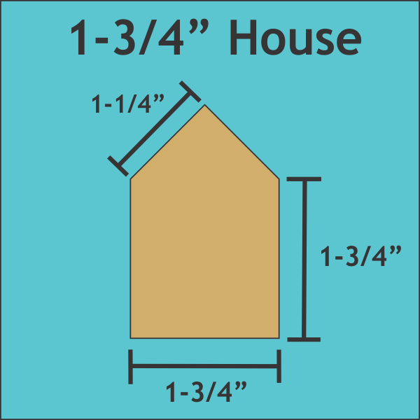 1-3/4 House: 50 pack