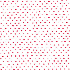 PIXIE  DOT White/Red