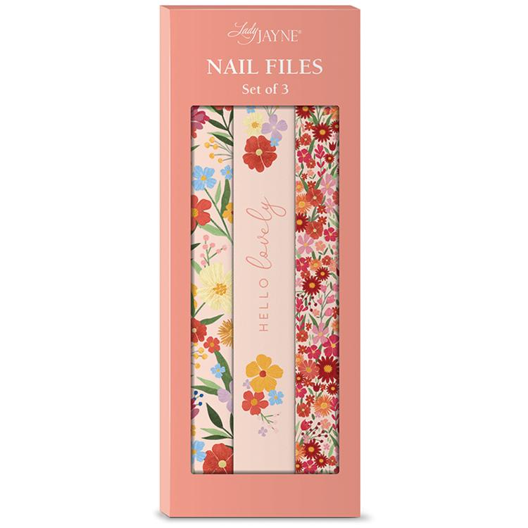 Nail File Pink Floral 12958 Lady Jayne#1