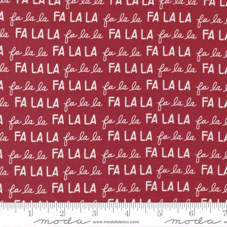 Christmas Eve Cranberry 5184 16 Moda #1