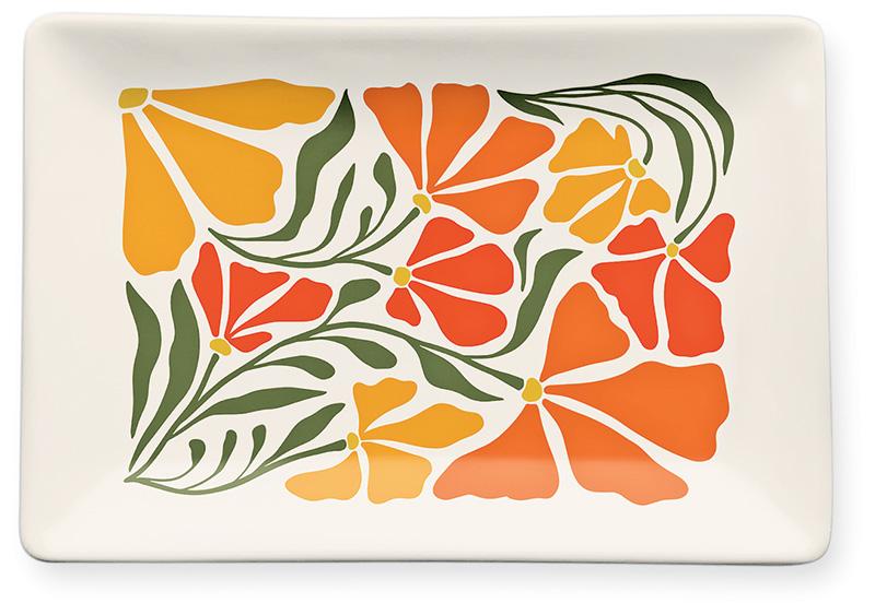 FM Tray 4" x 6" Poppy 83298 Lady Jayne#1