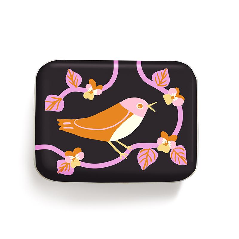 Bird Tin 4" x 3" RS 7078 Ruby Star#1
