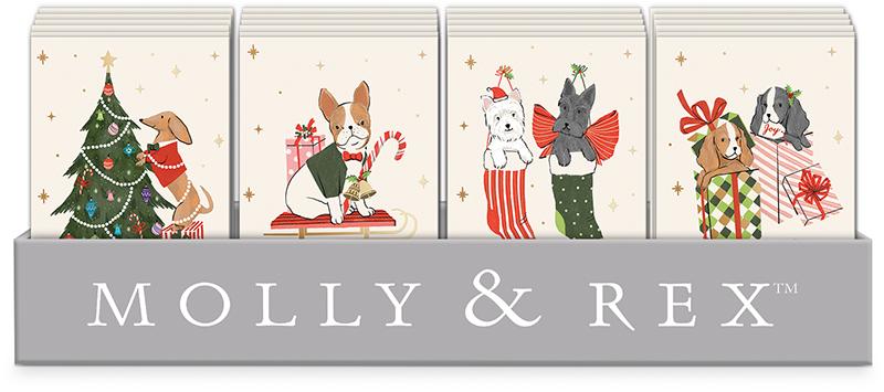 Pocket Notepad Dsply Merry Pets 3912P Molly & Rex#24
