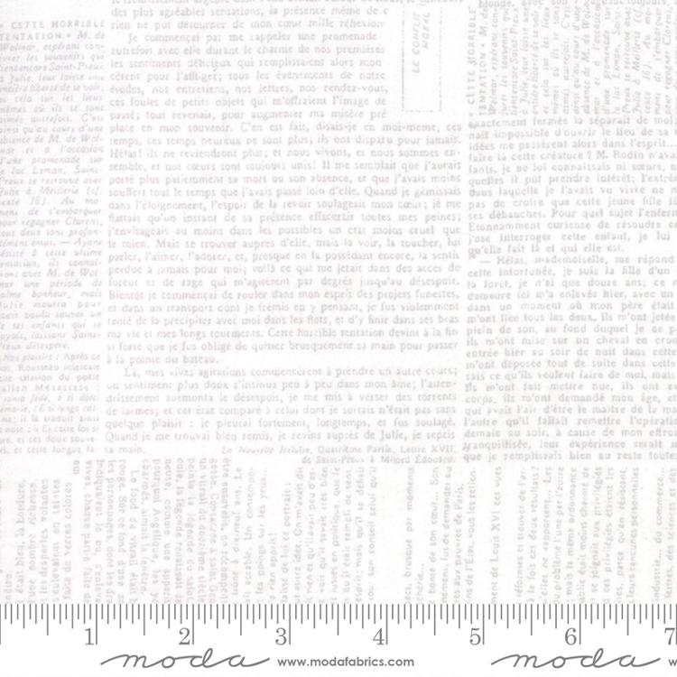 108" Compositions White 11132 12 Moda Basics #1