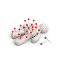 Fred PushPins VooDoo Pin Holder 5216932 Lifetime Brands#1