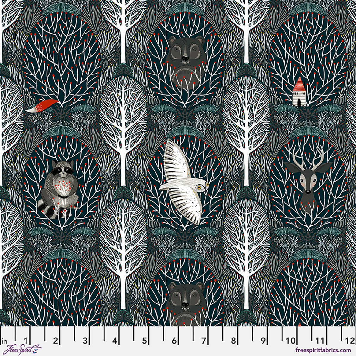 Woodland Friends - Navy