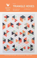 Triangle Hexies Quilt Pattern